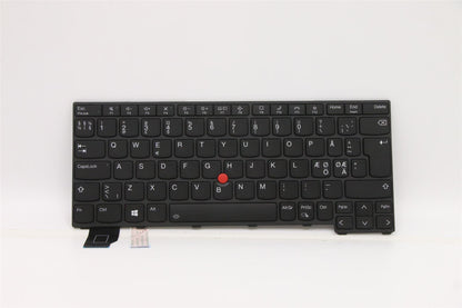 Lenovo ThinkPad X13 2 Keyboard Norwegian Black Backlit 5N21A21768