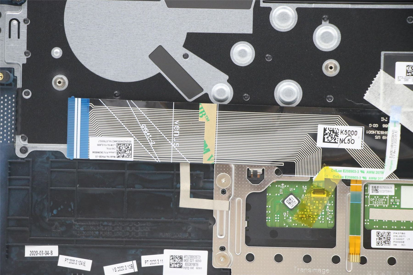 Lenovo Upper C81YM PL_BLU FP BLKB_US 5CB1A13658