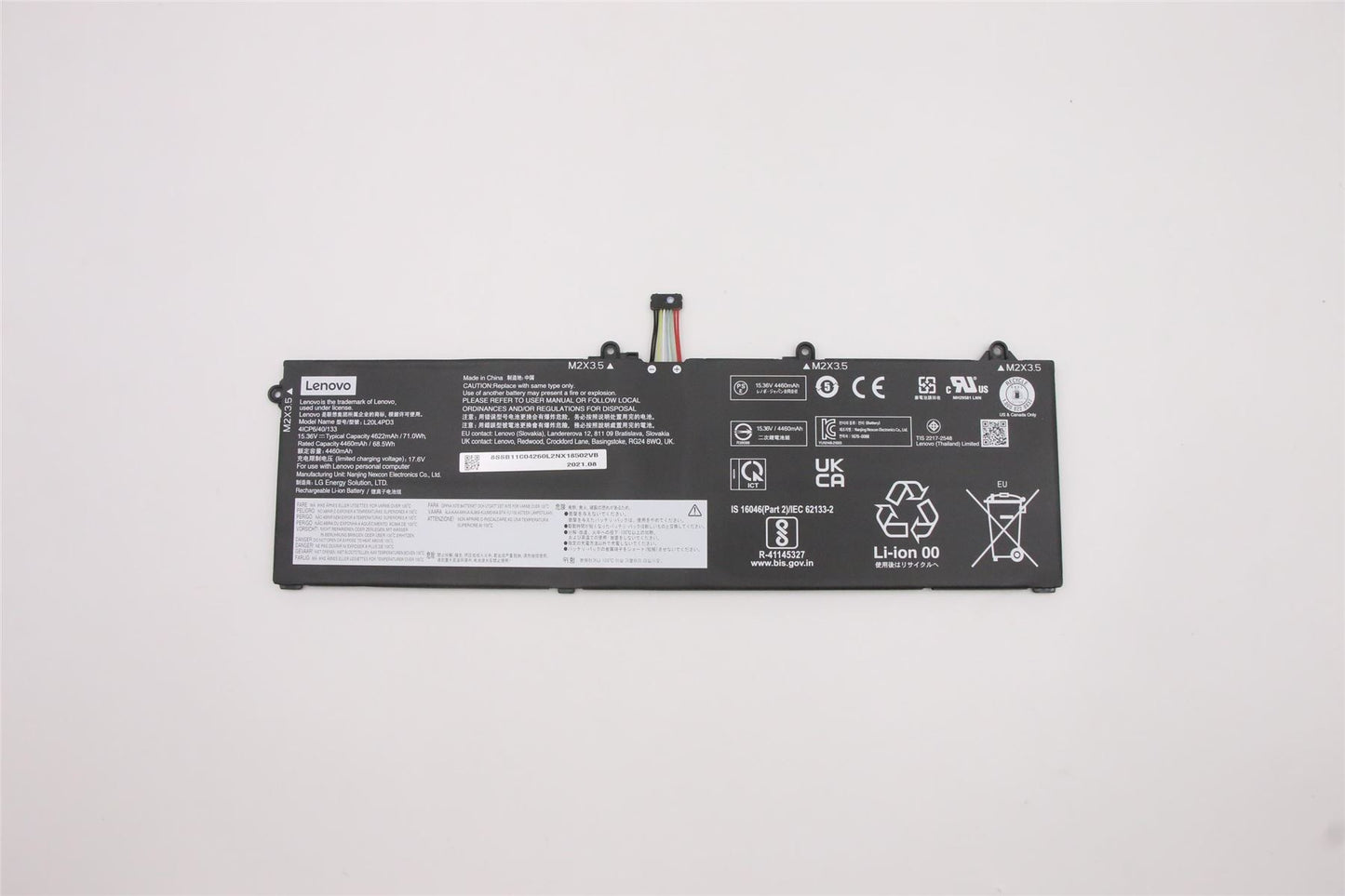 Lenovo ThinkBook S7-15ACH6 S7 16IAH7 S7 16ARHA7 16p G3 ARH Akku 5B11C04261