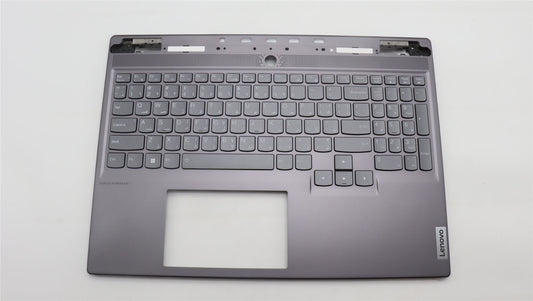 Lenovo Legion S7 16IRH8 Keyboard Palmrest Top Cover Arabic Silver 5CB1L67963