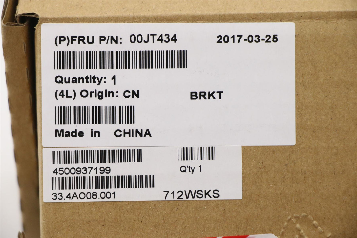 Lenovo FRU DC-in Bracket 00JT434
