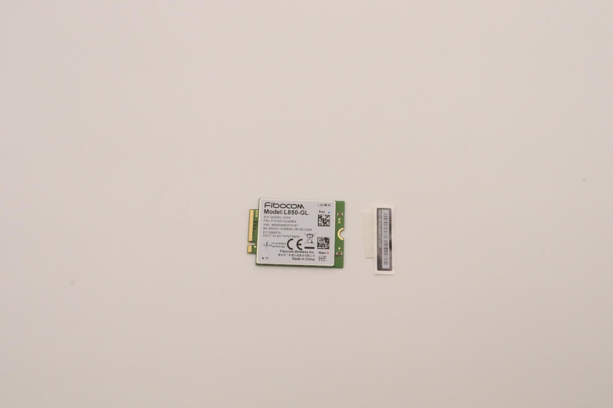 Lenovo WIRELESS Wireless,WAN,FBC,L850 SFTBK Board 5W10V25854