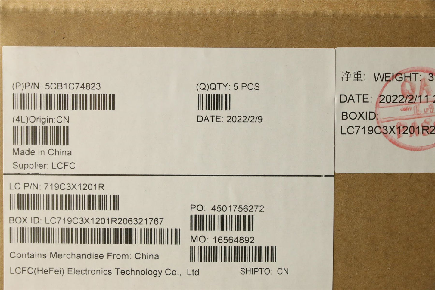Lenovo Upper Case ASM_POR L82JUBURGBW/F 5CB1C74823