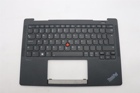 Lenovo ThinkPad X13s Keyboard Palmrest Top Cover Portuguese Black 5M11J12746
