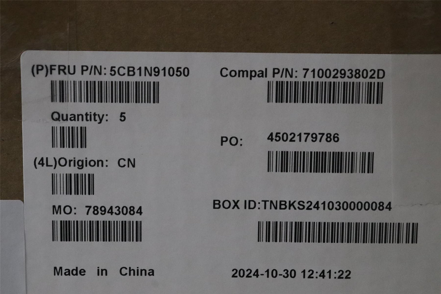 Lenovo UpperCase SPA C83FW FP AB BL AL 5CB1N91050