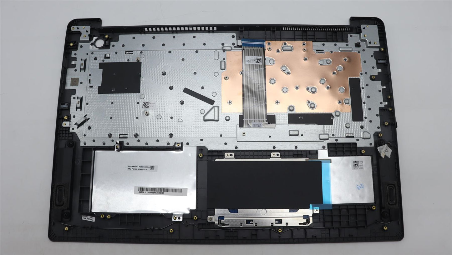 Lenovo V17 G4 IRU Palmrest Cover Touchpad Keyboard Italian Iron Gray 5CB1L74846