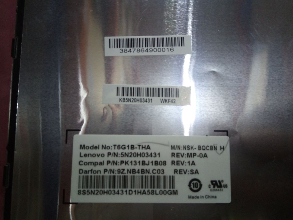 Lenovo THA-T6G1B-JME-BlackKey-BLKBD Thai Keyboard 5N20H03530