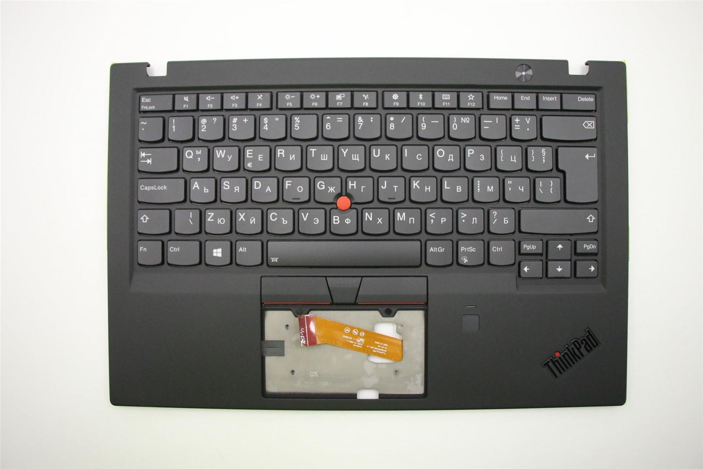 Lenovo ThinkPad X1 6th Gen Keyboard Palmrest Top Cover Bulgarian Black 01YR533