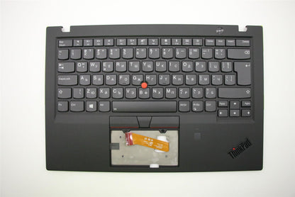 Lenovo ThinkPad X1 6th Gen Keyboard Palmrest Top Cover Bulgarian Black 01YR533