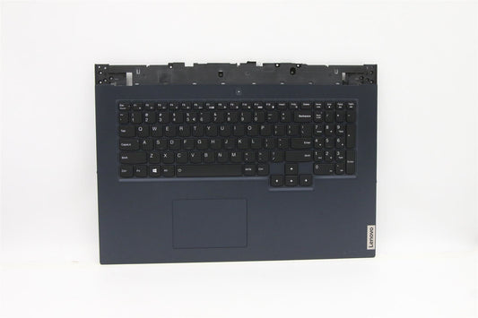 Lenovo 5 17ACH6 Palmrest Cover Touchpad Keyboard US Euro Abyss Blue 5CB1D01912