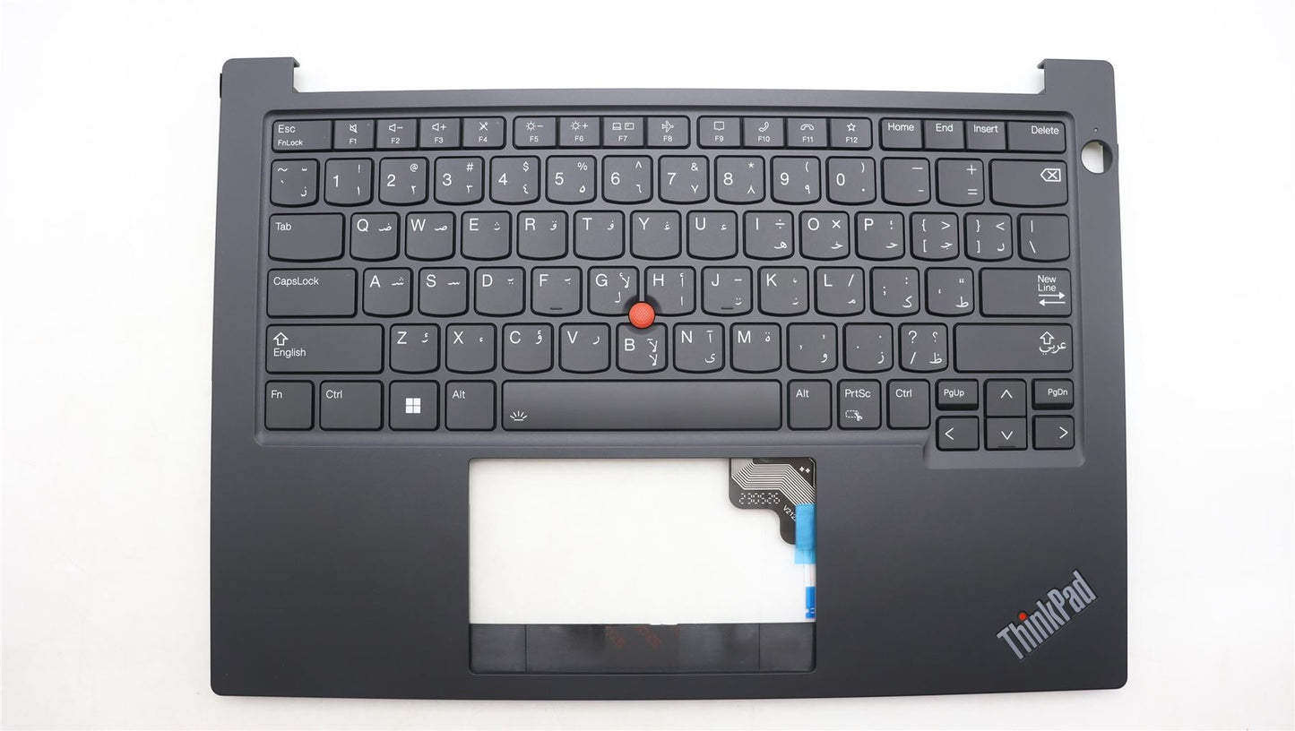 Lenovo ThinkPad E14 Gen 5 Keyboard Palmrest Top Cover Arabic Black 5M11L92519