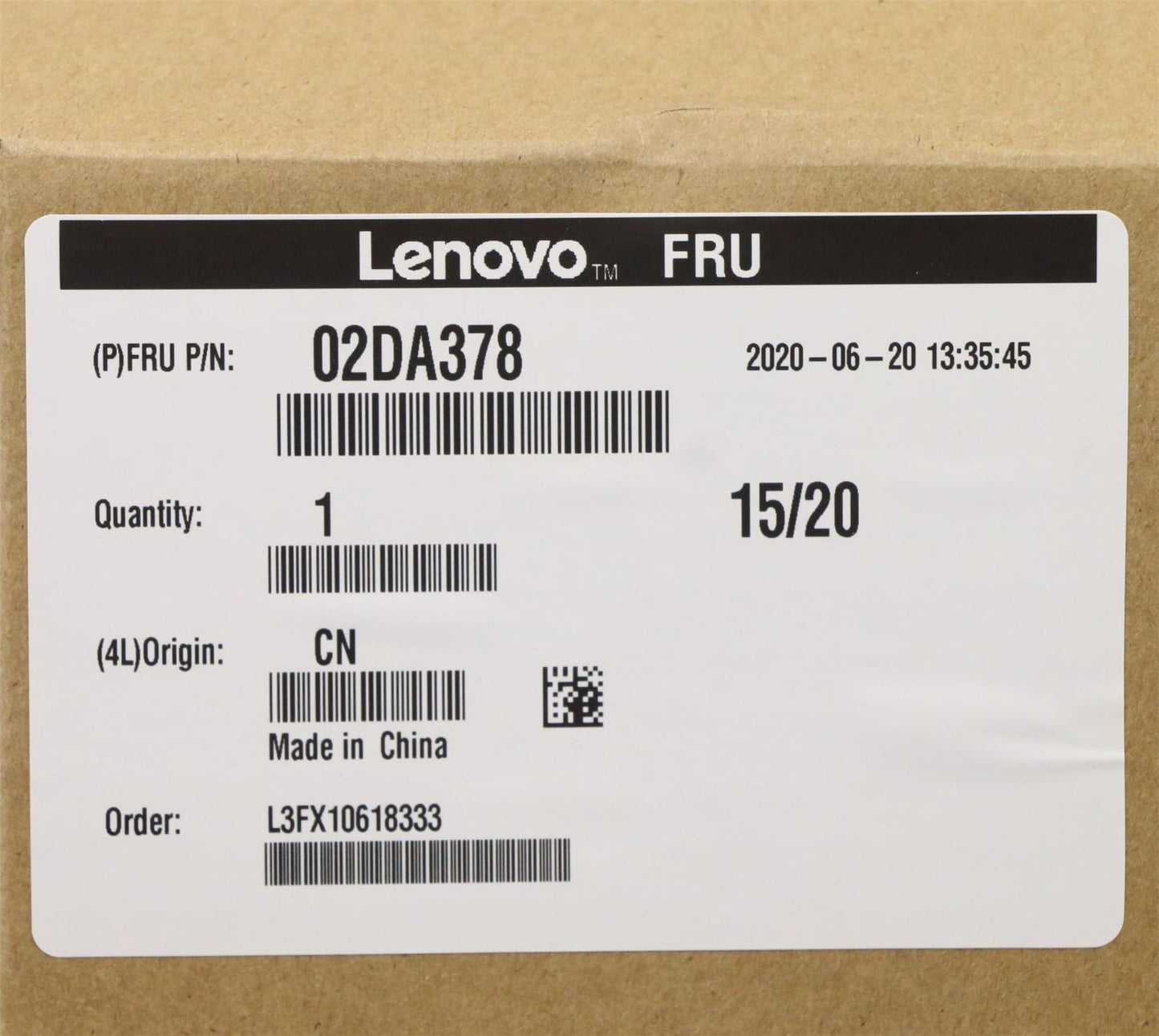 Lenovo ThinkPad L590 LCD Screen Display Panel 02DA378