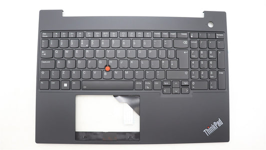 Lenovo ThinkPad E16 Gen 1 Keyboard Palmrest Top Cover UK Black 5M11L65322