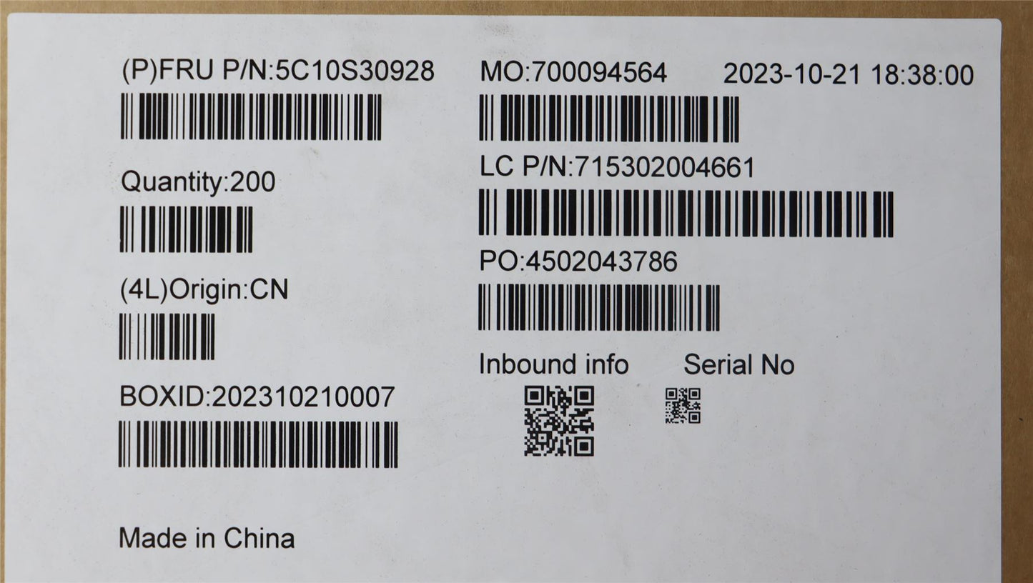 Lenovo Mic Cable WT 83E1 5C10S30928