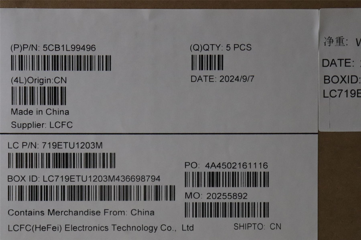 Lenovo IdeaPad 3 15IAH8 Palmrest Cover Touchpad Keyboard Slovenian 5CB1L99496