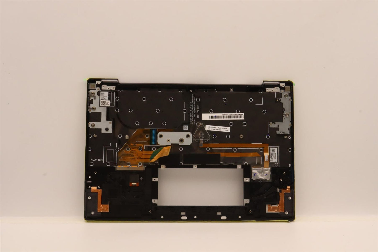 Lenovo ThinkPad Z13 Gen 1 Keyboard Palmrest Top Cover Belgian Black 5M11H94923