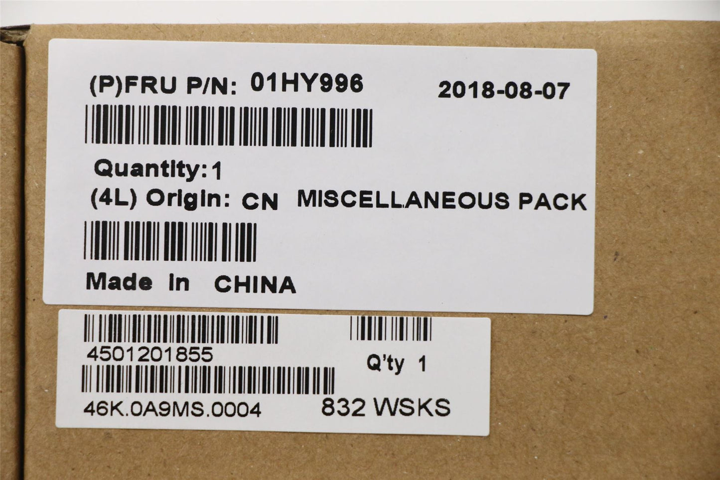 Lenovo Planar Misc kit,RV2 01HY996