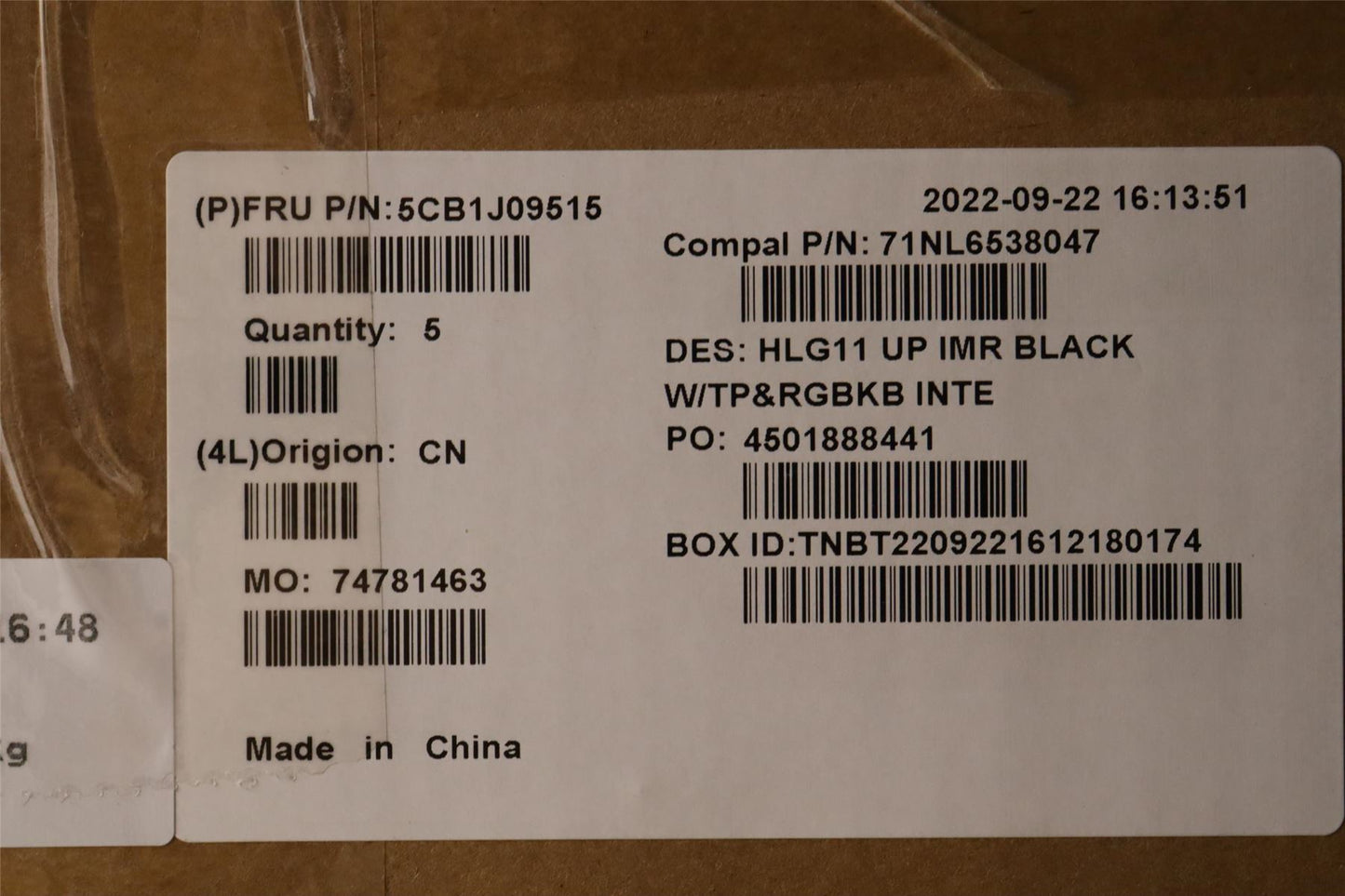 Lenovo IdeaPad 3 16IAH7 Palmrest Cover Touchpad Keyboard US Europe 5CB1J09515