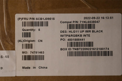 Lenovo IdeaPad 3 16IAH7 Palmrest Cover Touchpad Keyboard US Europe 5CB1J09515