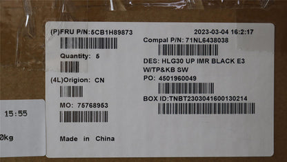 Lenovo UpperCaseASM_SWS C82S9 E3 BLA 5CB1H89873