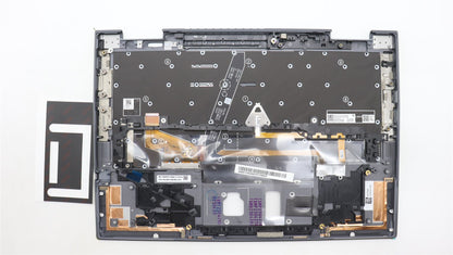 Lenovo Yoga X1 8th Gen Palmrest Cover Keyboard US Grey Backlit 5M11H62398