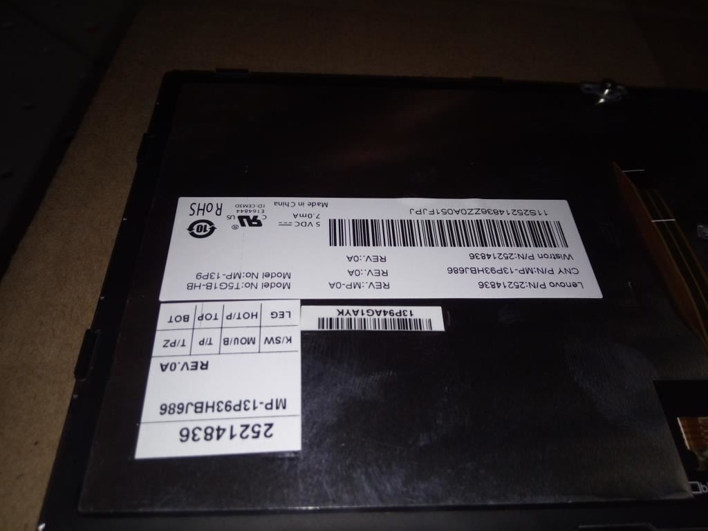 Lenovo HEB-T5G1B-CCY-BlackeyBlackFrame-BLKBD Hebrew Keyboard 25214836