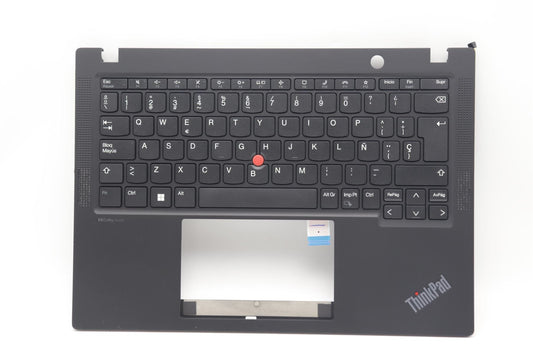 Lenovo ThinkPad X13 Gen 4 Keyboard Palmrest Top Cover Spanish Black 5M11L85801