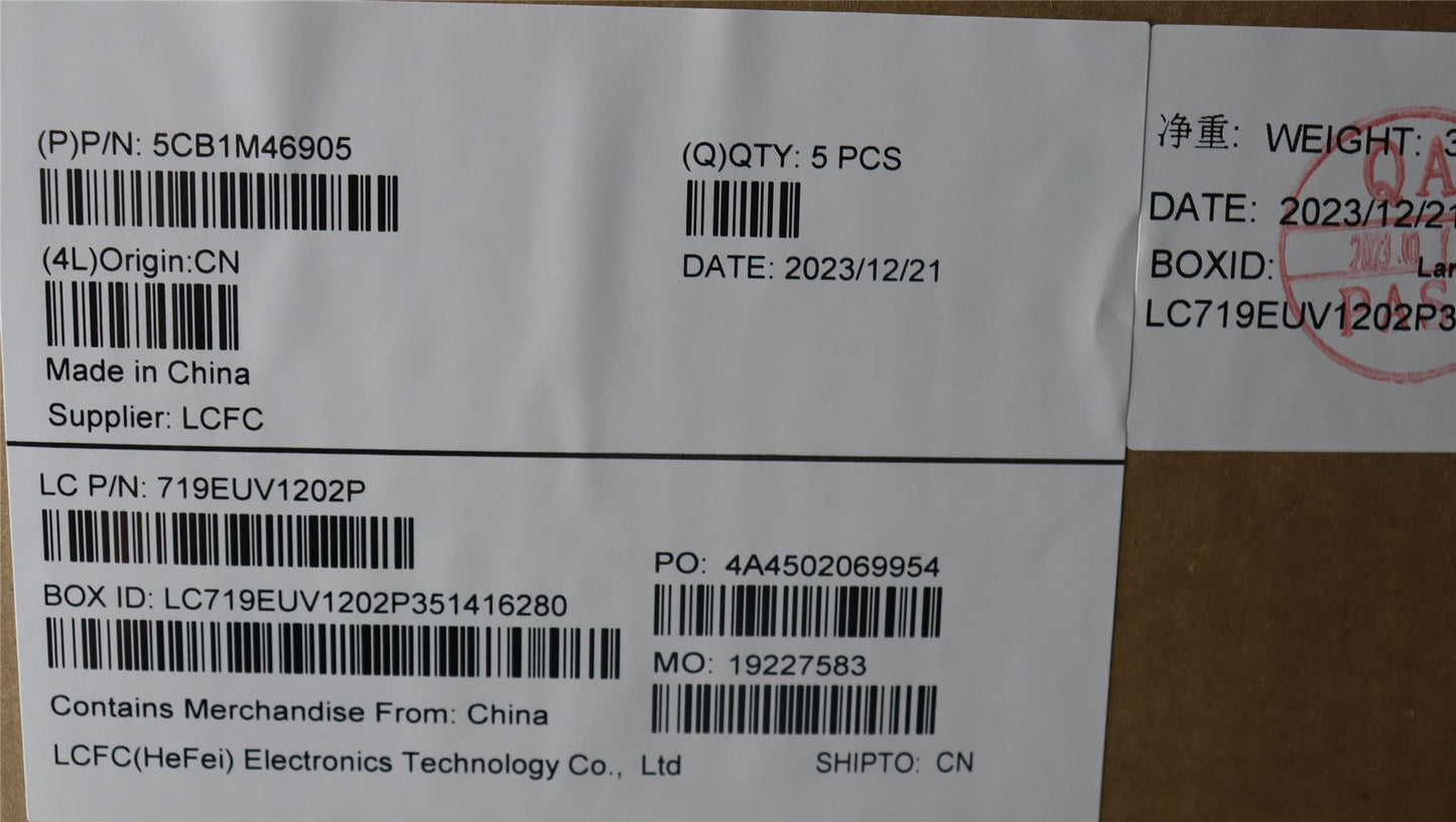 Lenovo COVER Upper Case ASM_UKE L 83EMAG BL 5CB1M46905