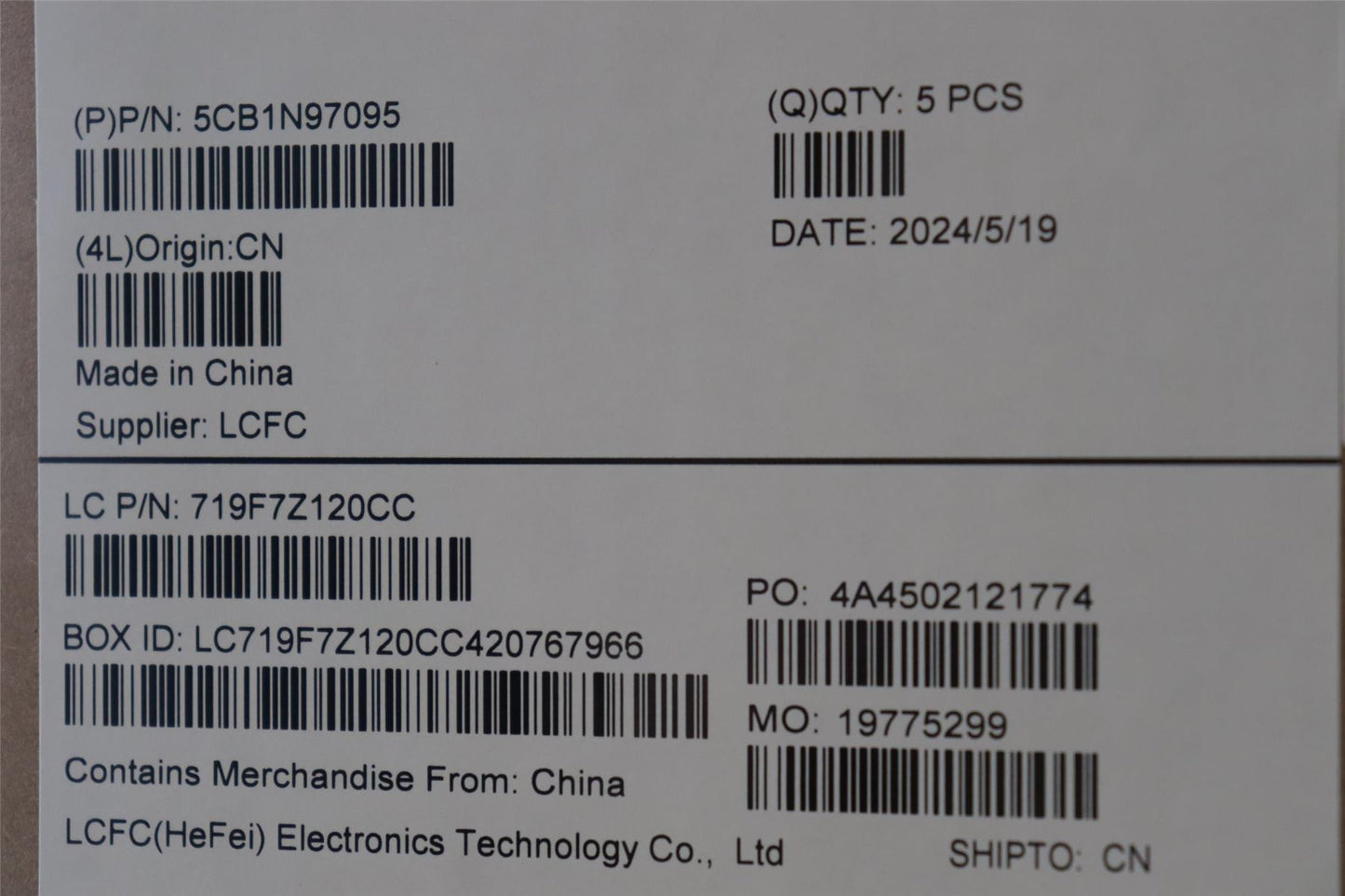 Lenovo Upper Case ASM_BEL L 83E7NFP AG BL 5CB1N97095