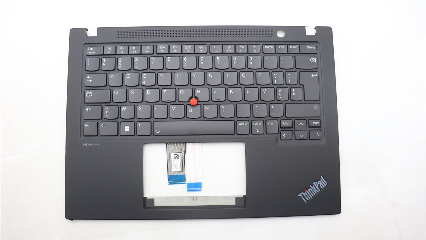 Lenovo ThinkPad T14s Gen 4 Keyboard Palmrest Top Cover Belgian Black 5M11L92808