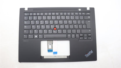 Lenovo ThinkPad T14s Gen 4 Keyboard Palmrest Top Cover Belgian Black 5M11L92808