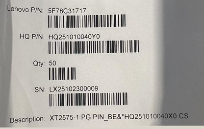 Lenovo XT2575-1 PG PIN_BE&*HQ251010040X0 CS Board 5F78C31716