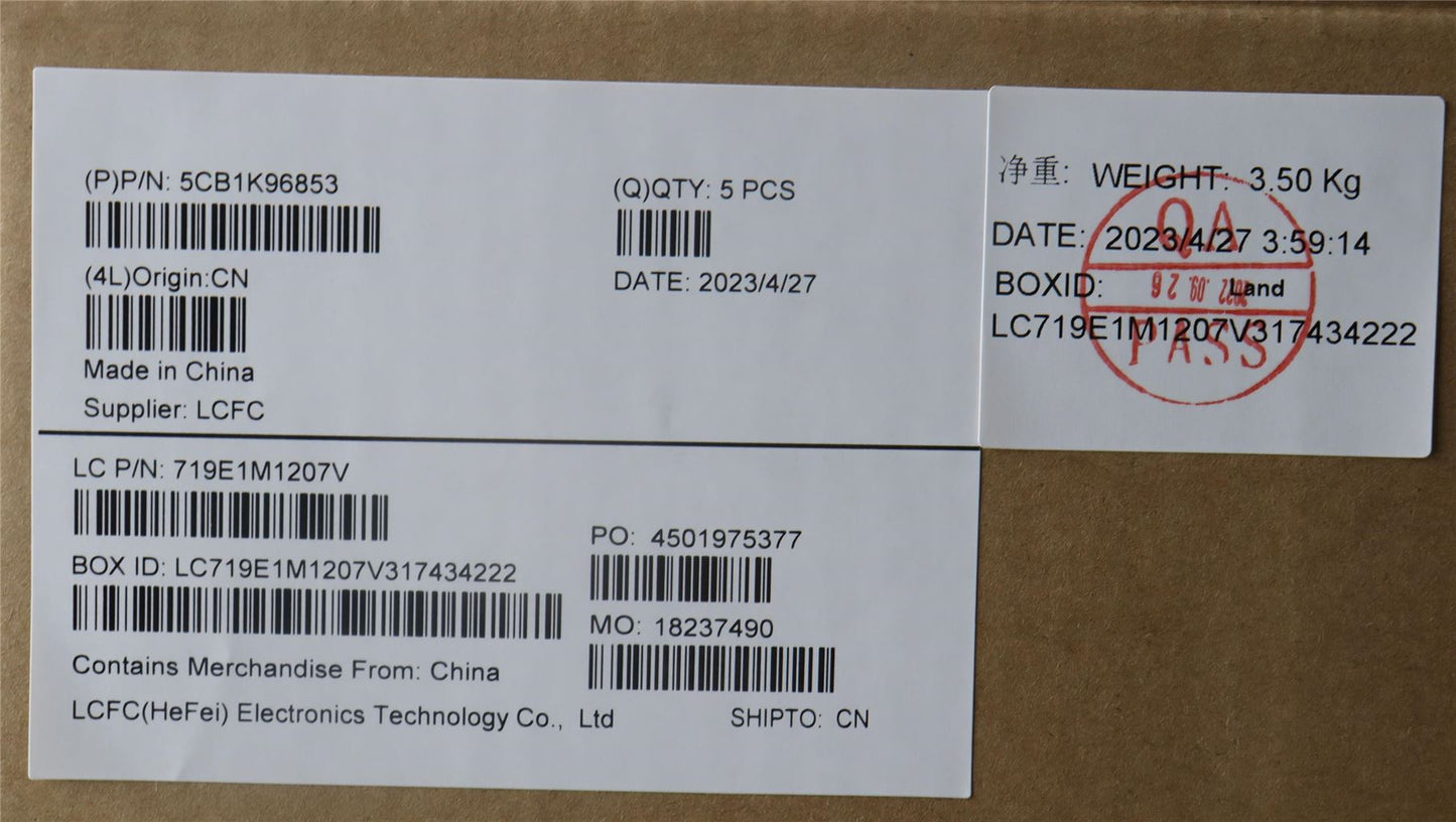 Lenovo Upper Case ASM_FRA L82XM AGFP BL 5CB1K96853