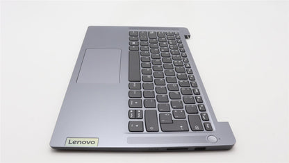 Lenovo IdeaPad 3 14AMN8 Palmrest Cover Touchpad Keyboard Spanish Blue 5CB1L30213
