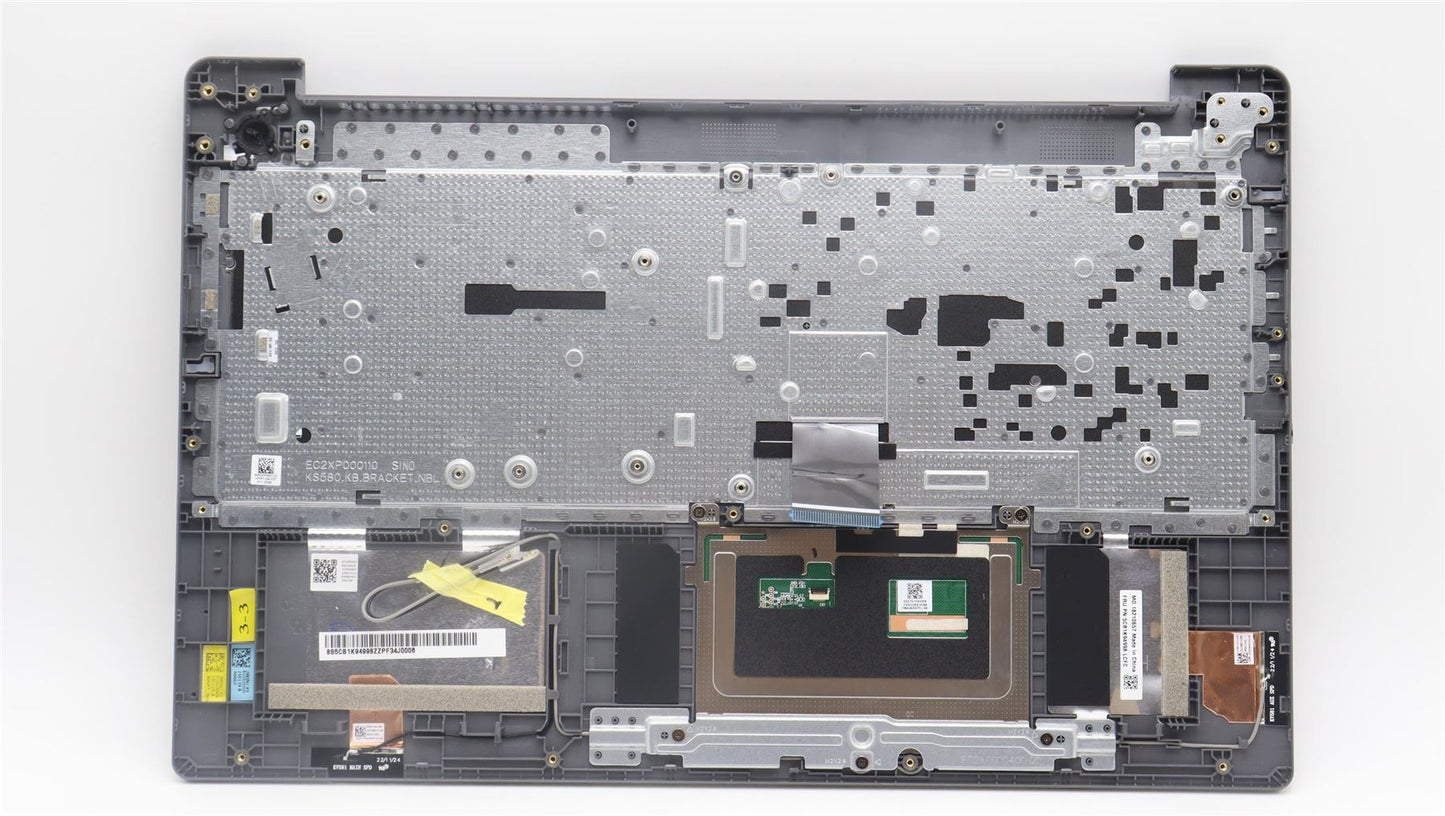 Lenovo IdeaPad 3 15IAN8 Palmrest Cover Touchpad Keyboard Artic Grey 5CB1K94998