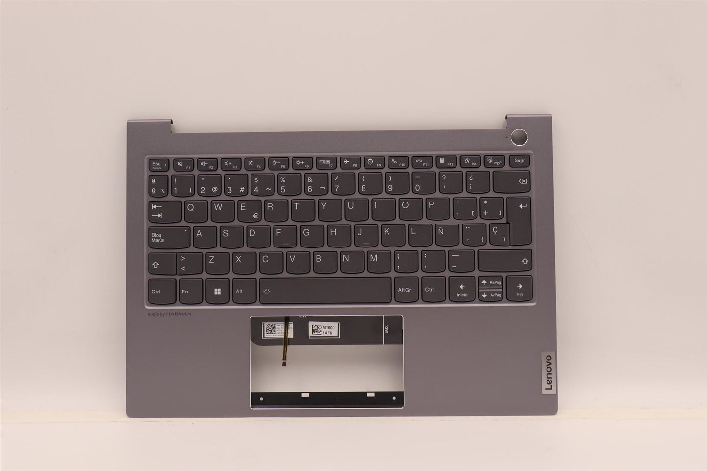 Lenovo ThinkBook 13s G4 IAP Keyboard Palmrest Top Cover Spanish 5CB1H18269