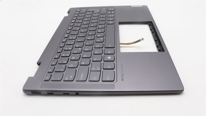 Lenovo Yoga 7 14IRL8 Keyboard Palmrest Top Cover Slovenian Storm Grey 5CB1L40779
