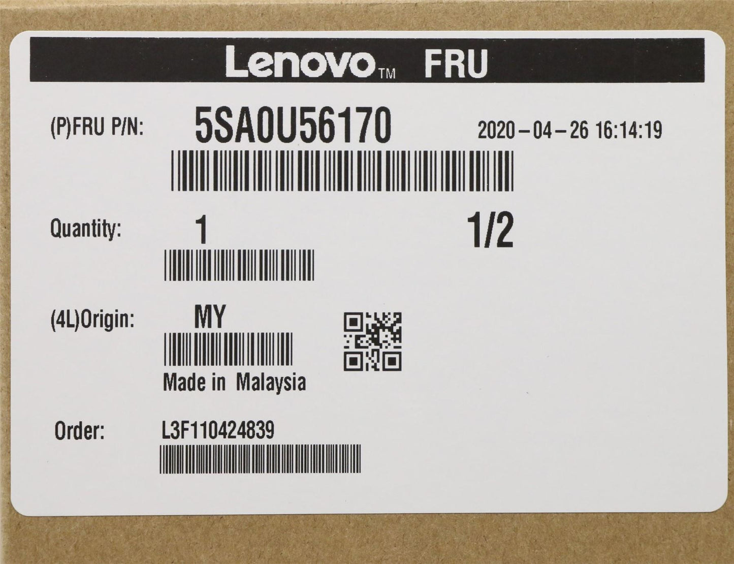 Lenovo ThinkStation P520 P520c CPU Processor 5SA0U56170