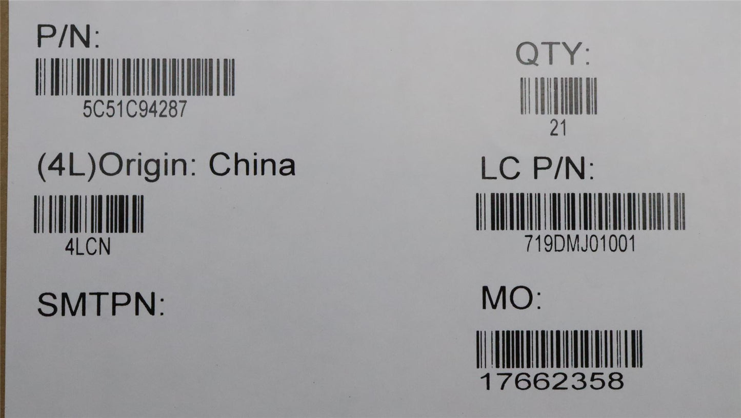 Lenovo PCBA L/B NSE066 JP610 MIC/B MAIN 5C51C94287