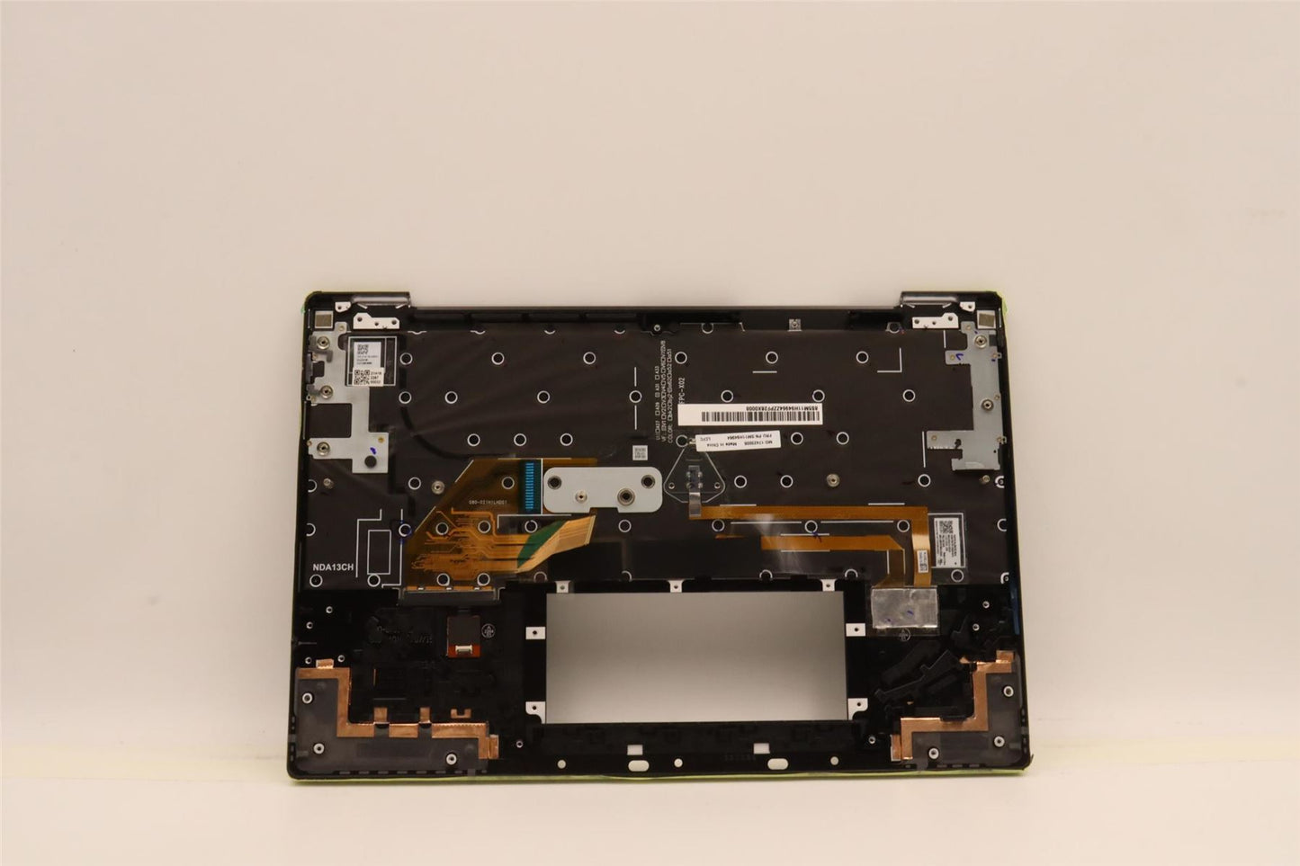 Lenovo ThinkPad Z13 Gen 1 Keyboard Palmrest Top Cover Danish Black 5M11H94964