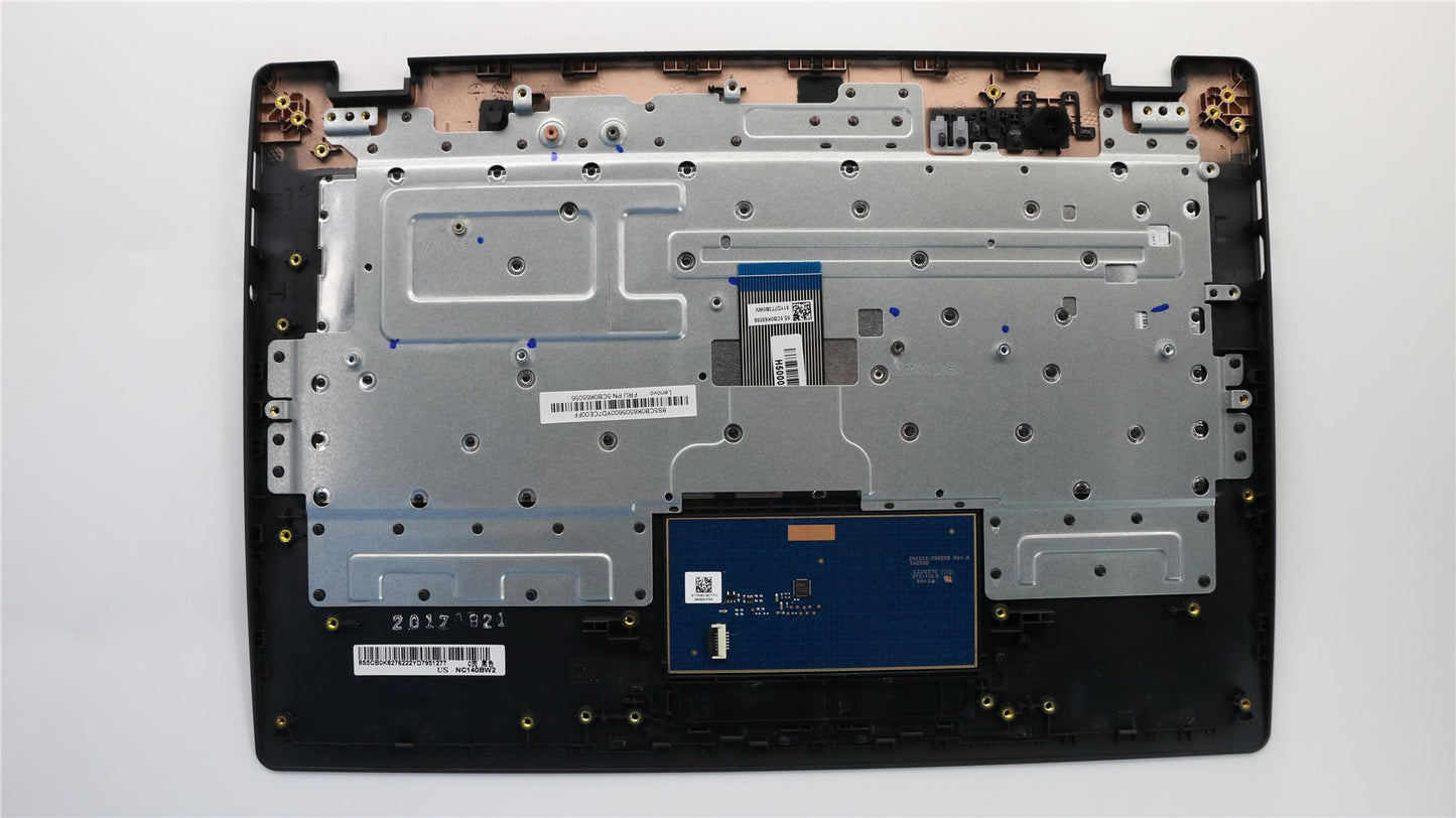 Lenovo IdeaPad 100S-14IBR Keyboard Palmrest Top Cover US Black 5CB0K65056