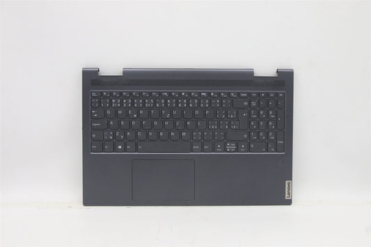 Lenovo Yoga 7-15ITL5 Palmrest Cover Touchpad Keyboard Grey 5CB1A22461