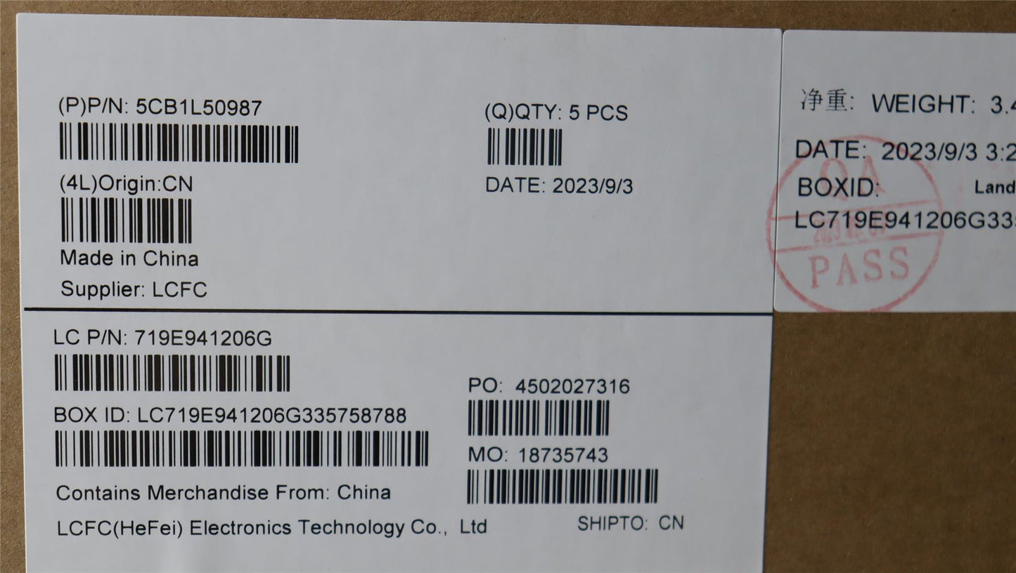 Lenovo IdeaPad 3 16IRU8 Palmrest Cover Touchpad Keyboard US Euro 5CB1L50987