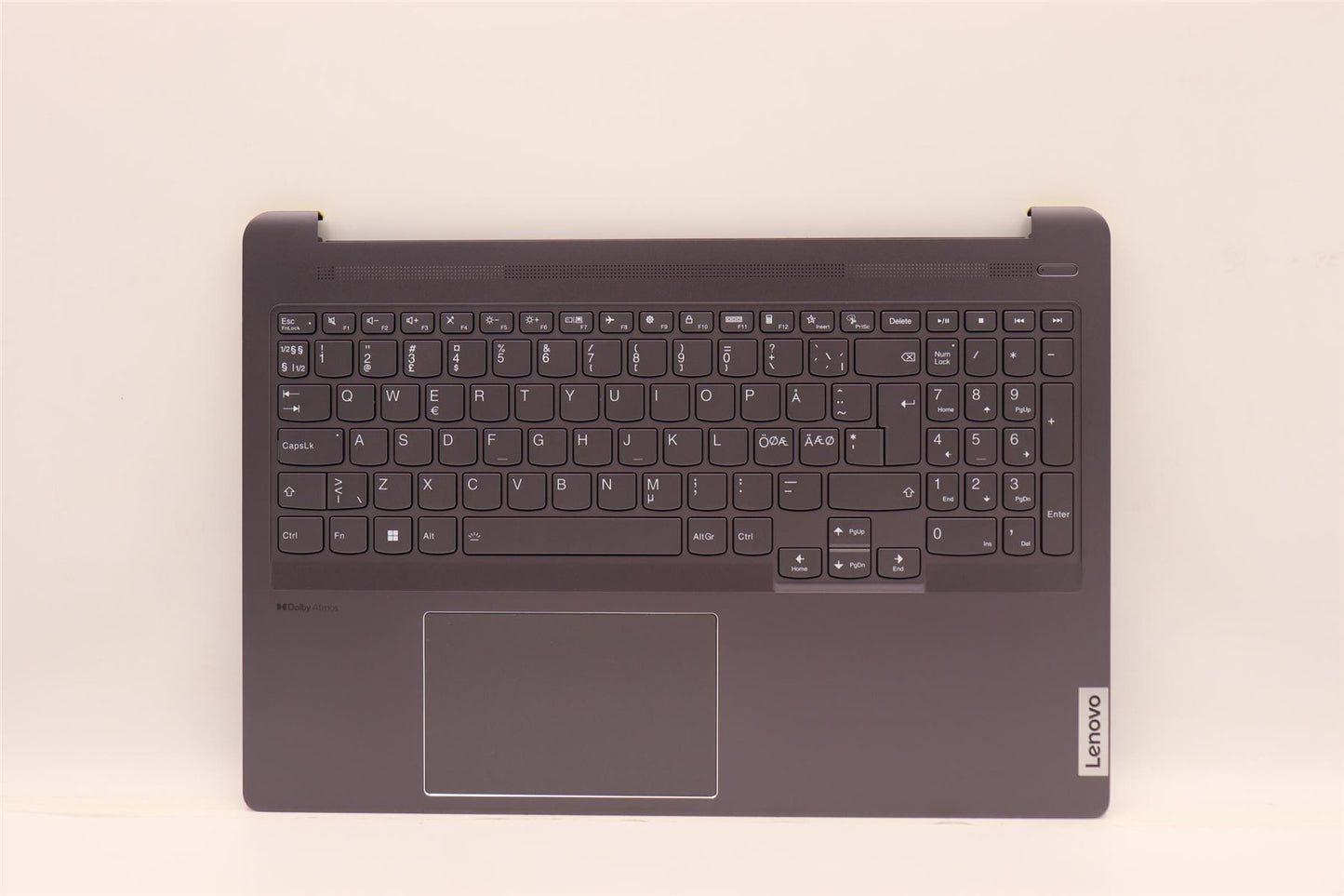 Lenovo IdeaPad 5 16ARH7 Palmrest Cover Touchpad Keyboard Nordic 5CB1J08833