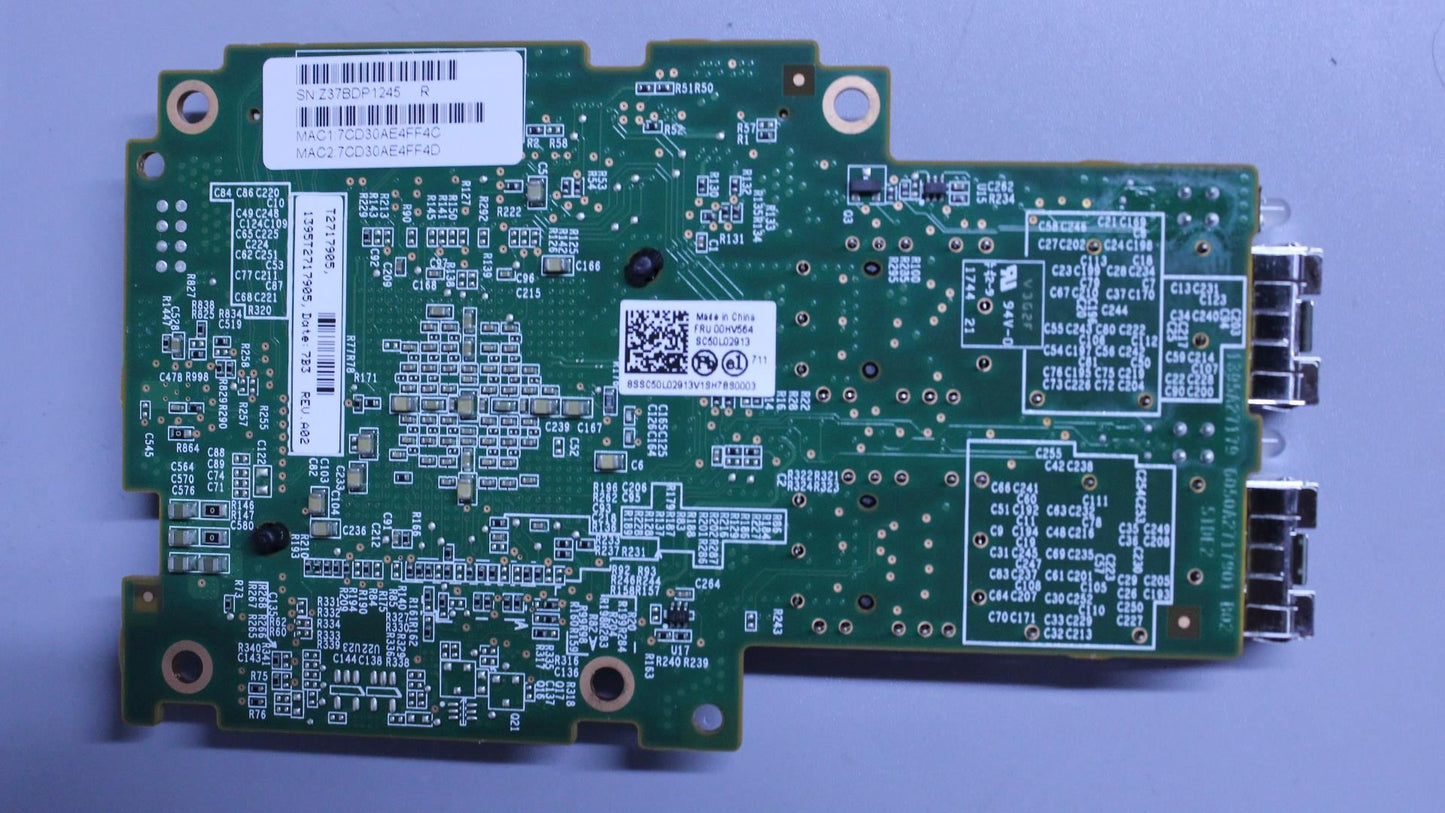 Lenovo NIC,2X10G,82599,1723SATA/SAS NIC SATA SAS x1 Board 00HV564
