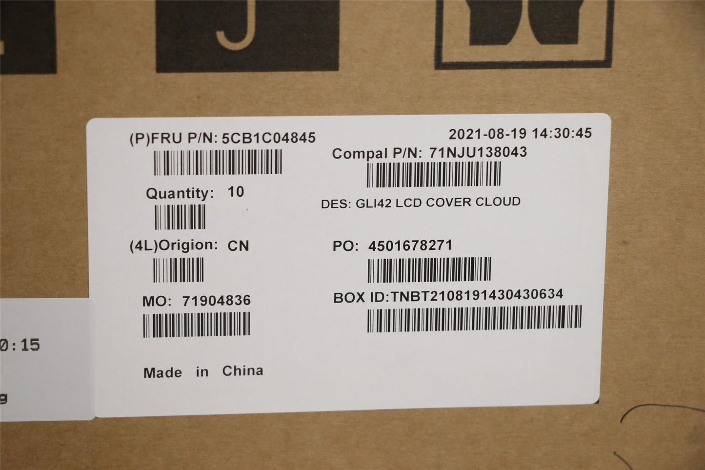 Lenovo Pro 5 Pro-14ITL6 5 Pro-14ACN6 LCD Cover Rear Back Housing 5CB1C04845