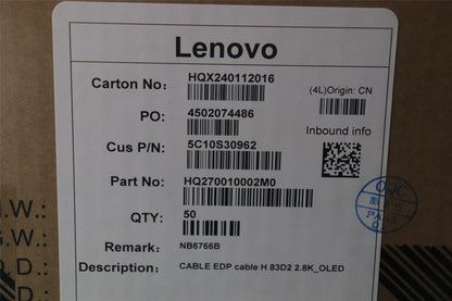 Lenovo EDP cable H 83D2 2.8K_OLED 5C10S30962