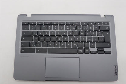 Lenovo 14e Gen3 Keyboard Palmrest Top Cover Icelandic Black 5M11H61850