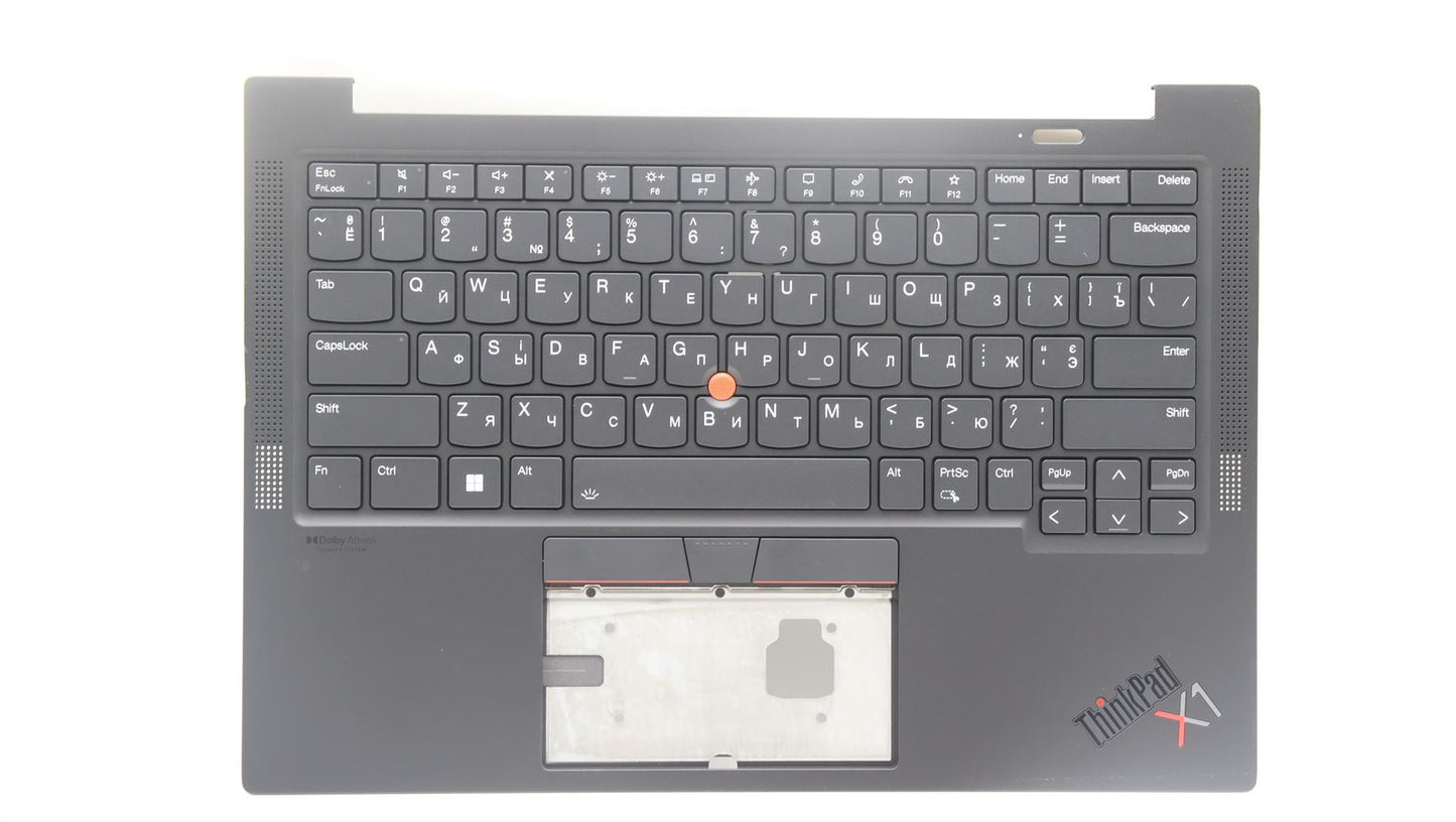 Lenovo ThinkPad X1 10th Gen Keyboard Palmrest Top Cover Ukrainian 5M11H44194