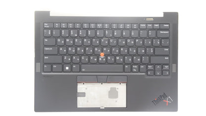 Lenovo ThinkPad X1 10th Gen Keyboard Palmrest Top Cover Ukrainian 5M11H44194